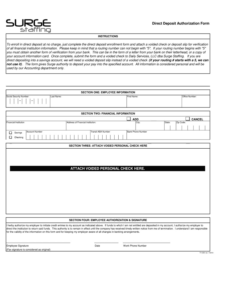  Surge Direct Deposit ITracker 2010-2024