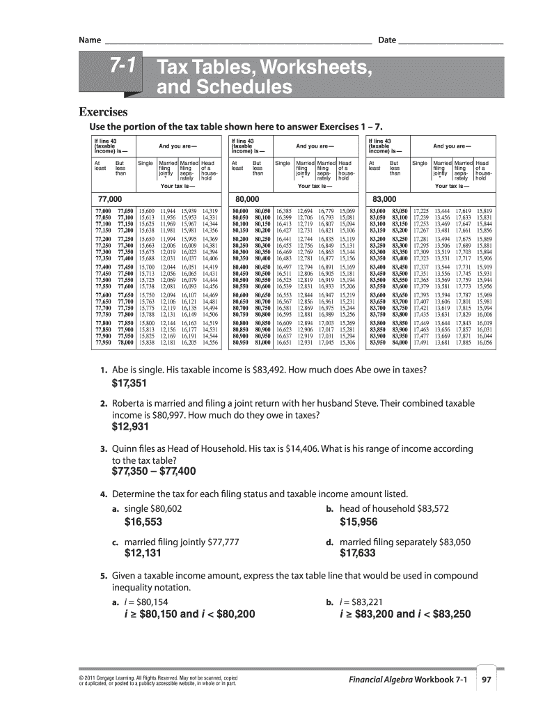 7 3 Income Statements Worksheet Answers  Form