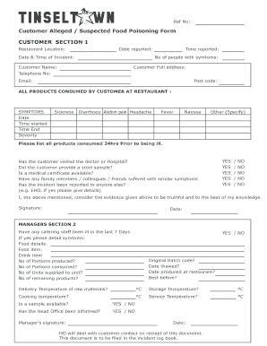 Tinseltown Farringdon Address Form