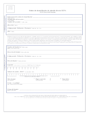 Modelo Sepa Word Gratis  Form