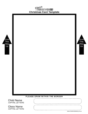 Drawing Template Class Fundraising  Form