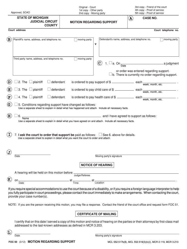 Get and Sign You Have a Pending Case for Divorce, Separate Maintenance, Paternity, or Family Support 2012-2022 Form