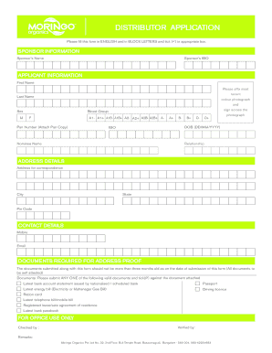 Moringo Login  Form