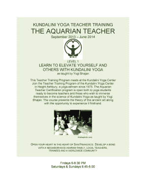 The Aquarian Teacher Yoga Manual PDF  Form