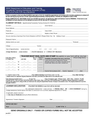 Vtas Travel Form