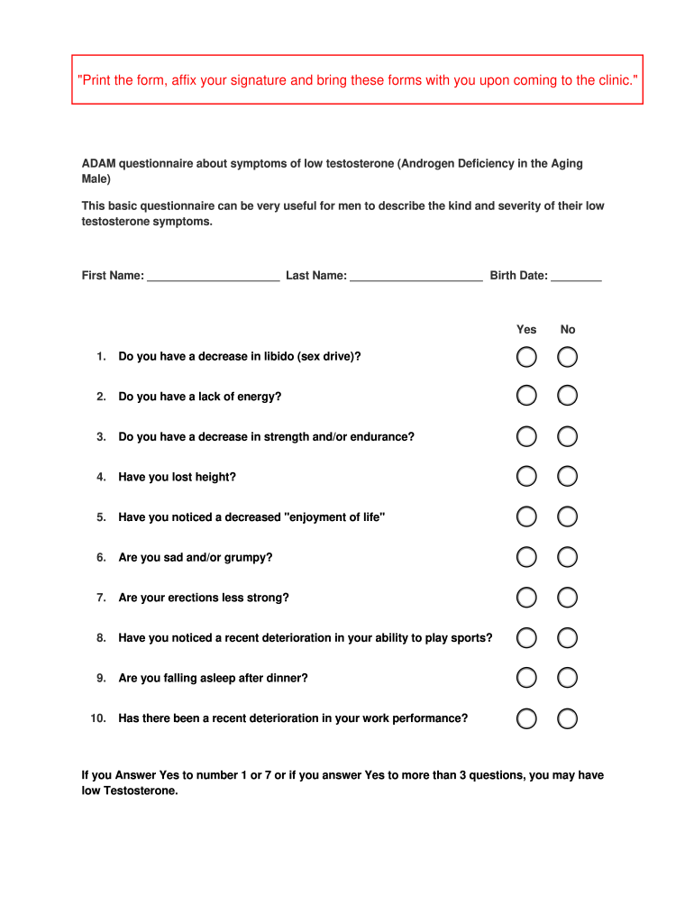 Adam Questionnaire  Form