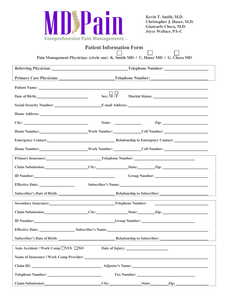 Mdpain Net  Form