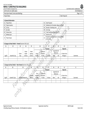 CEC CF1R NCB 01 E Revised 0316 Energy Ca  Form