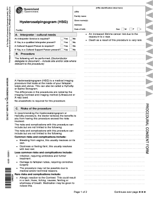 Hsg Consent Form