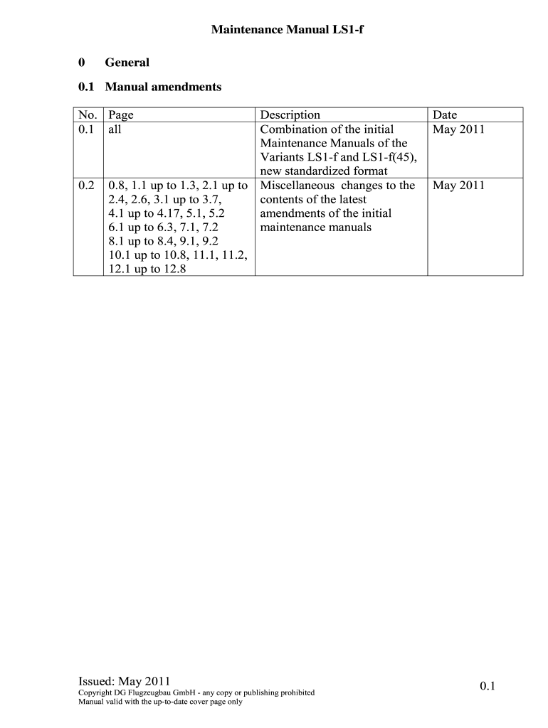 Ls1 Service Manual Form