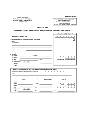 Obrazac Pfl 3  Form