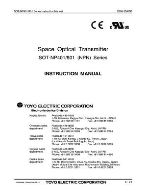 Sot Np401  Form