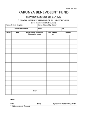 Karunya Benevolent Fund Application Form PDF