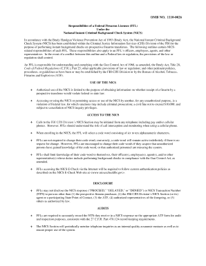 Omb No 1110 0026  Form