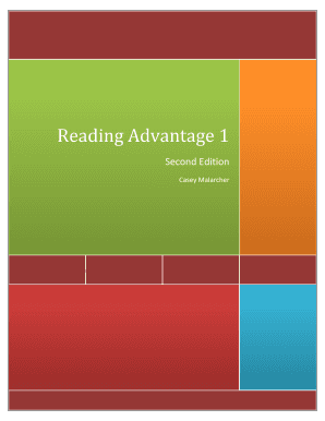 Reading Advantage 1 PDF  Form