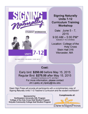 Signing Naturally 7 12 PDF  Form