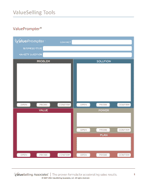 Value Prompter  Form