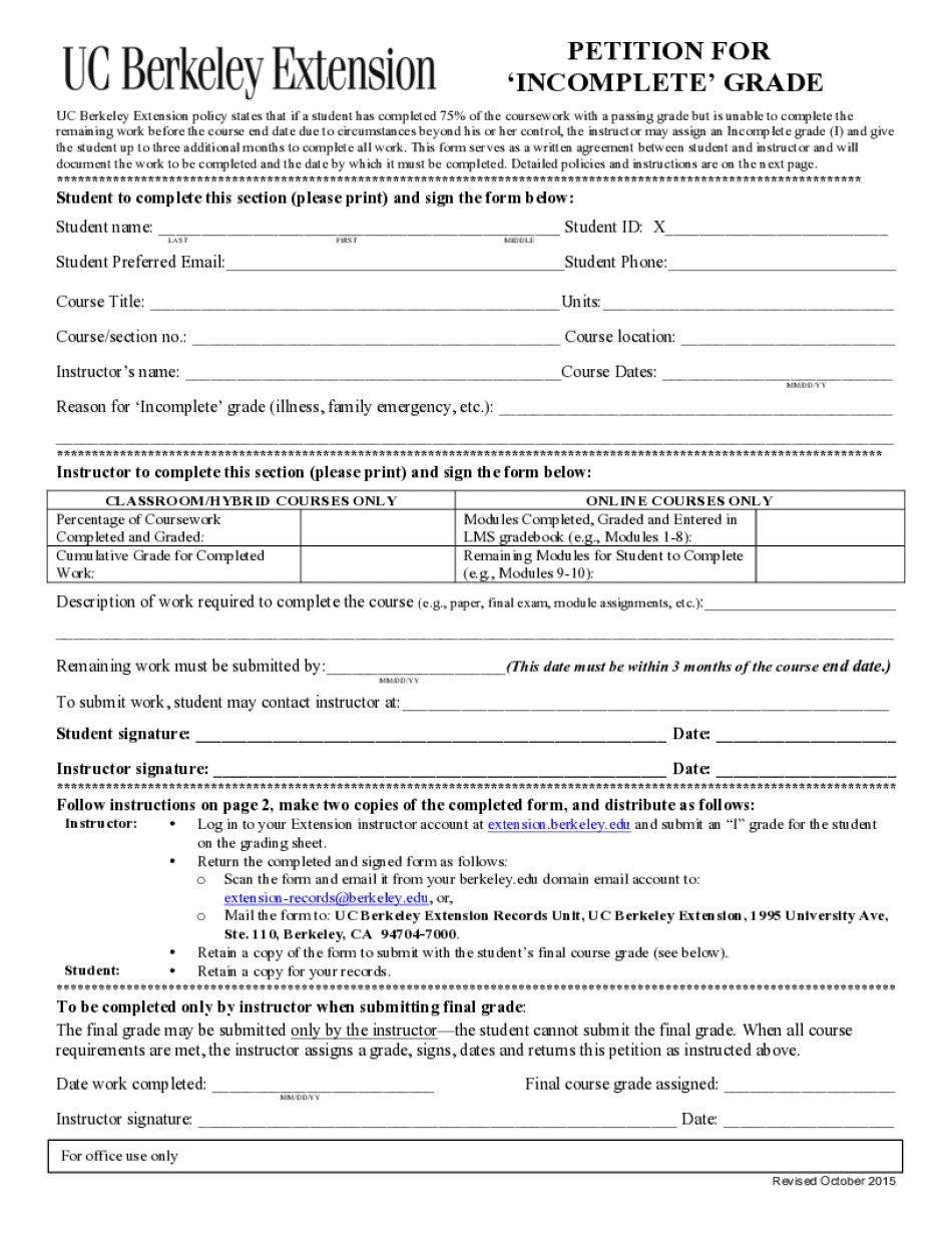  Petitionforincomplete DOC Extension Berkeley 2015-2024