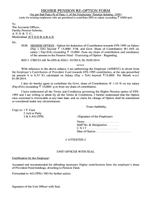 Apsrtc Pension Status  Form