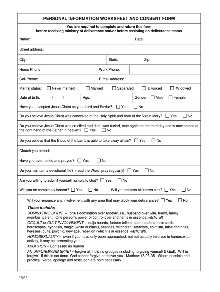 Bob Lucy Ministries  Form