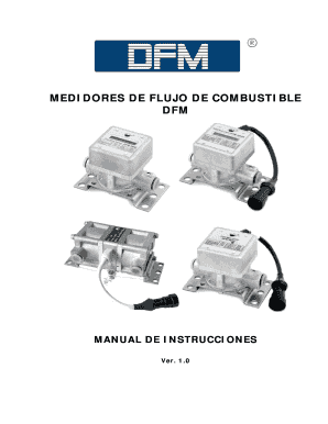 MEDIDORES DE FLUJO DE COMBUSTIBLE DFM Technoton  Form