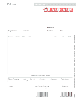 Faktura Kundekopi Tmrentshop Eu  Form