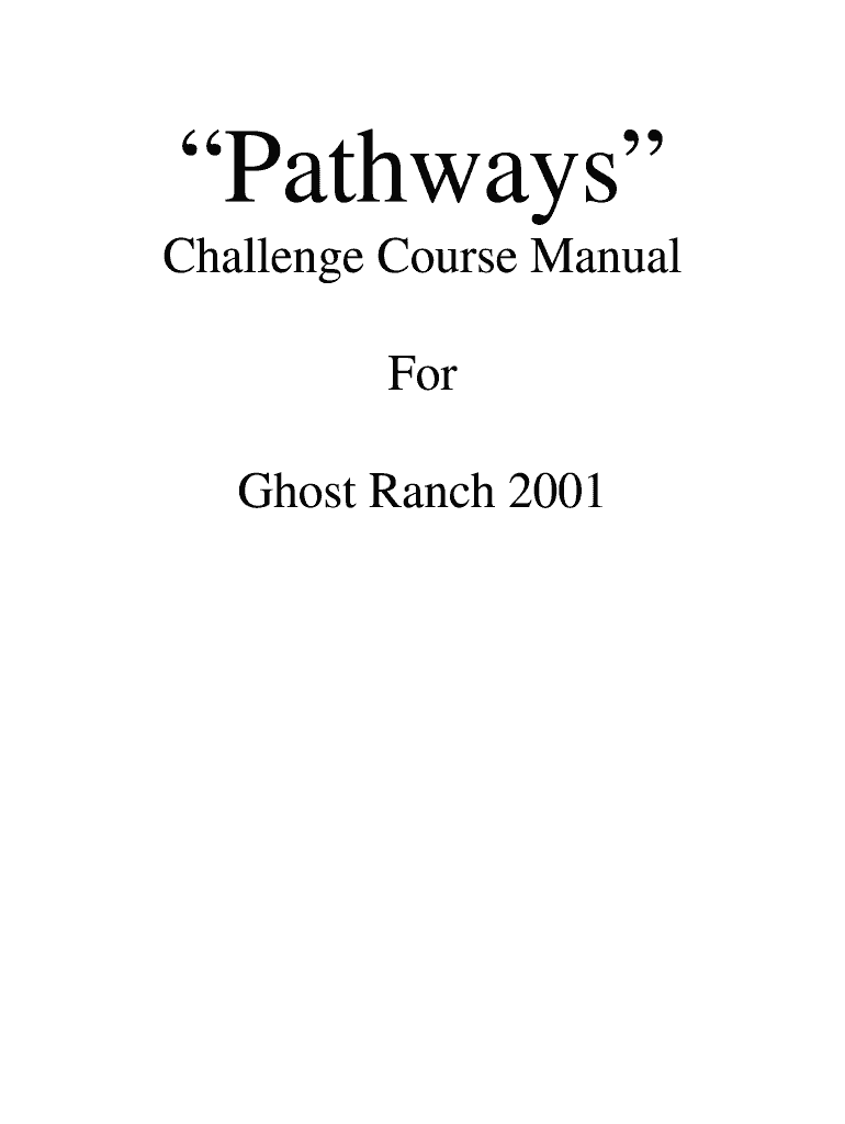 Pathways Ultimate Camp Resource  Form