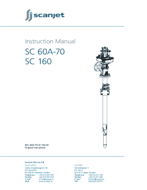 SC 60A 70 SC160 03 Scanjet Systems Scanjetsystems  Form