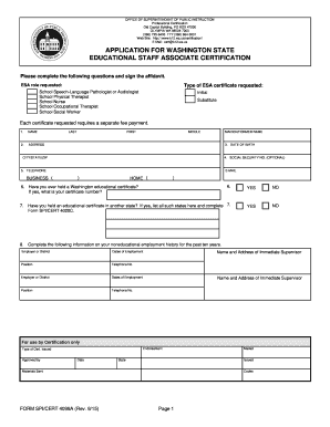Get and Sign WASHINGTON STATE 4099 2015-2022 Form