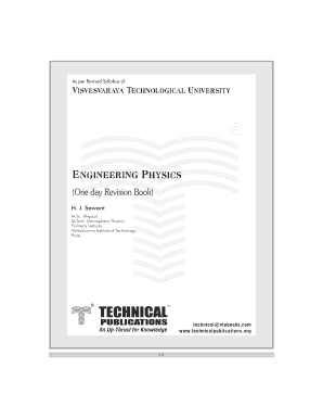 Technical Publications Books PDF Download  Form