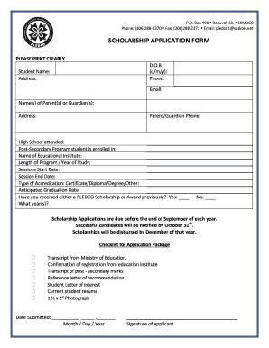 Pledco  Form