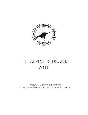 The ALPINE REDBOOK Apsi Net  Form
