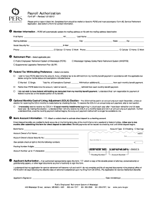 Pers Form 9s Service Retirement Application