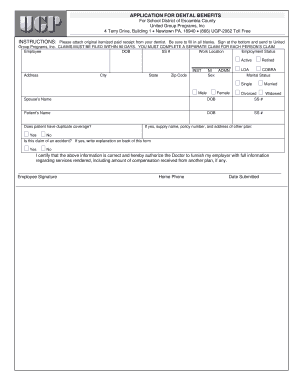 Dental Form Escambia County School District