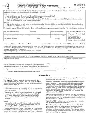 It 2104e Form