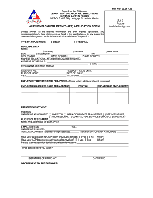 Aep Application Form