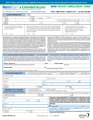 Remistart Enrollment Form Pacific Infusion Center Therxconnect