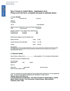 New Friend Application  Form