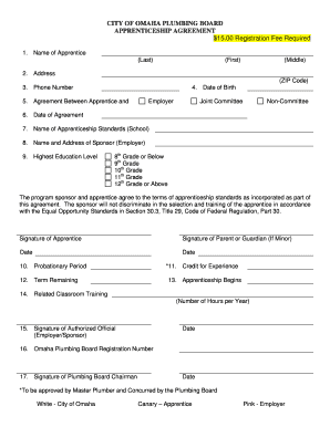 Apprenticeship Form DOC