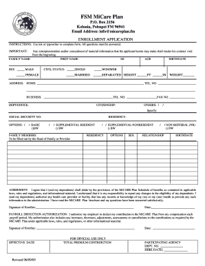 Micare Fsm  Form