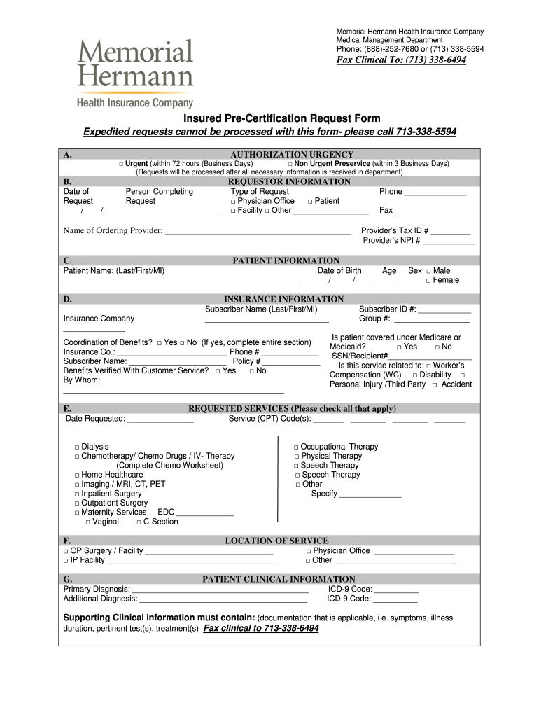 Memorial Hermann Doctors Note  Form