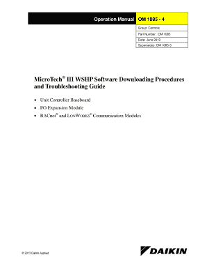 Daikin Microtech Iii Software  Form