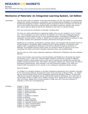 Mechanics of Materials Philpot PDF  Form