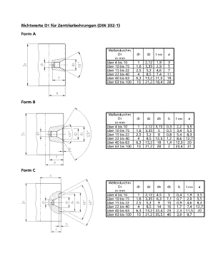 Din 332  Form