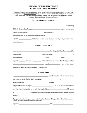 Supporter Statement  Form