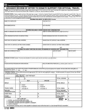 Va Form 0893