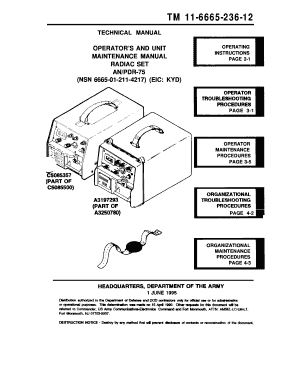 An Pdr 75a  Form