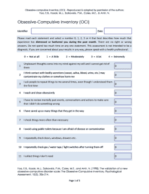 Oci Questionnaire Online  Form