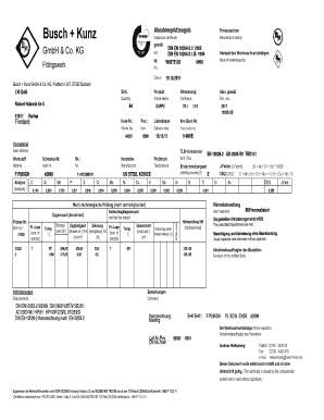 DIN EN 10204 3 Ainestodistukset Lvi Dahl  Form