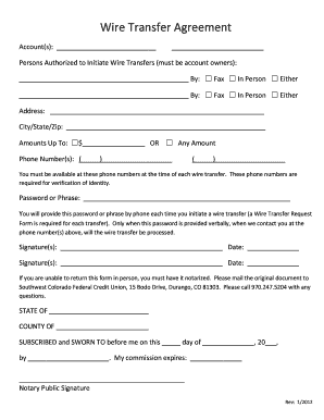 Sw Colorado Federal Credit Union  Form